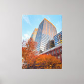 Herbst in der Stadt Leinwanddruck (Vorderseite)