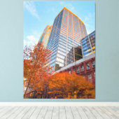 Herbst in der Stadt Leinwanddruck (Insitu (Holzboden))