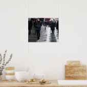 Herbst in der Stadt Poster (Küche)