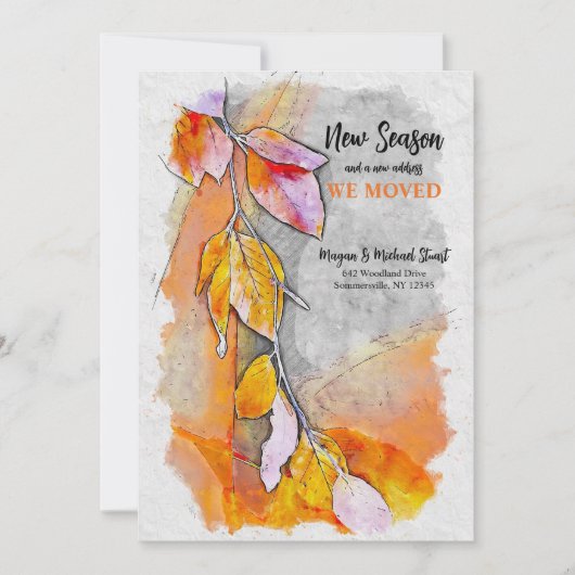 Herbst in die Ankündigung zur Herbstbewegung (Vorderseite)