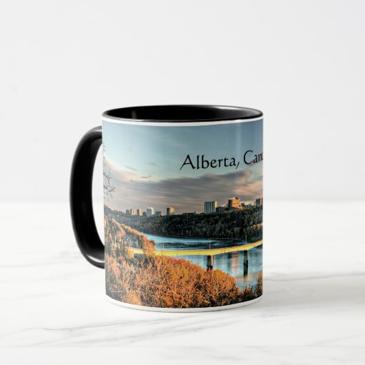 Herbst in Edmonton, Alberta, Kanada Tasse (Vorderseite Links)
