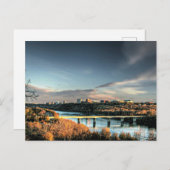 Herbst in Edmonton, landschaftliches Foto Postkarte (Vorne/Hinten)