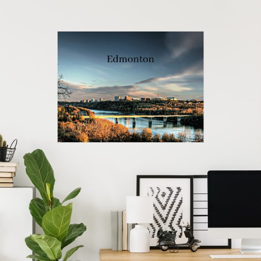 Herbst in Edmonton, Poster (Heimbüro)
