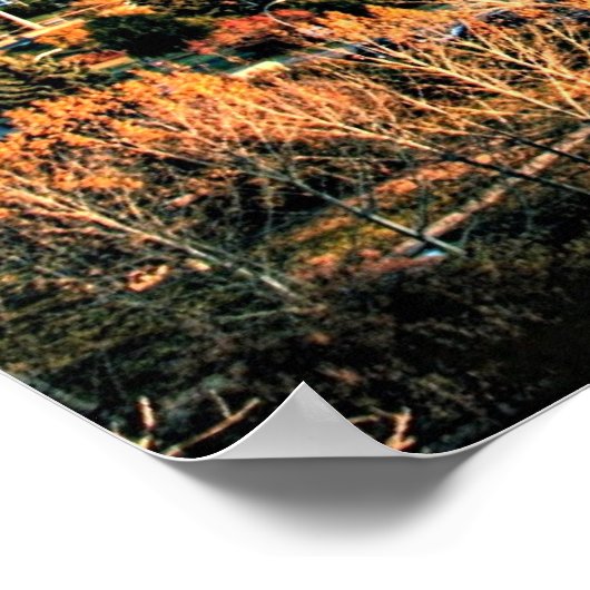 Herbst in Edmonton, Poster (Ecke)