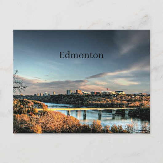 Herbst in Edmonton, Postkarte (Vorderseite)