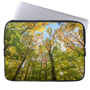 Herbst in einem Wald in Amesbury, Massachusetts Laptopschutzhülle