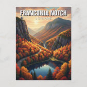 Herbst in Franconia Notch Staat Park Travel Postkarte (Vorderseite)