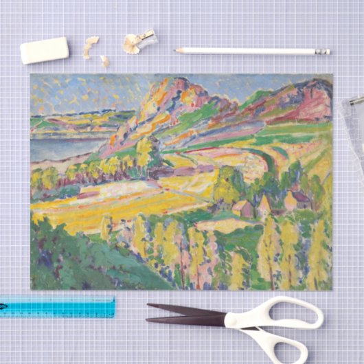 Herbst in Frankreich von Emily Carr Seidenpapier (Handwerk)