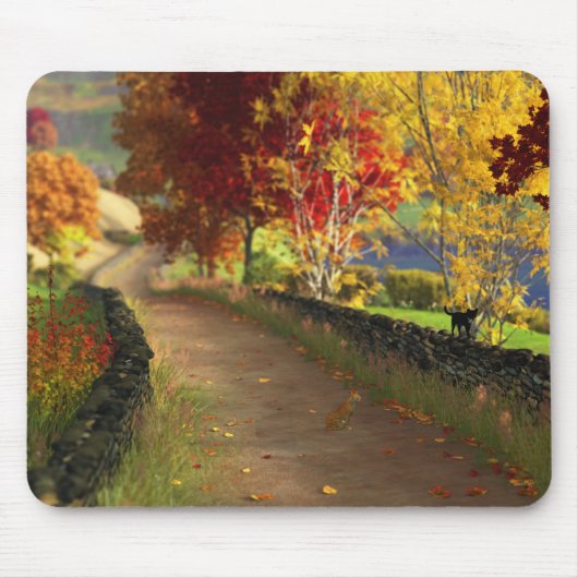 Herbst in Glen Mousepad (Vorne)