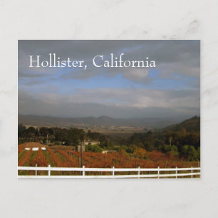 Herbst in Hollister, Kalifornien Postkarte