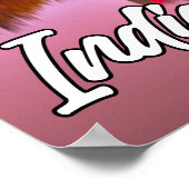 Herbst in Indianapolis, Indiana, USA Poster (Ecke)