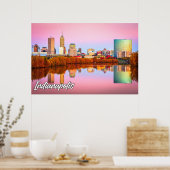 Herbst in Indianapolis, Indiana, USA Poster (Küche)