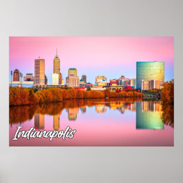 Herbst in Indianapolis, Indiana, USA Poster