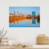 Herbst in Indianapolis, Indiana, Vereinigte Staate Poster (Küche)