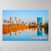 Herbst in Indianapolis, Indiana, Vereinigte Staate Poster (Vorne)
