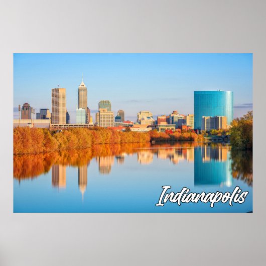 Herbst in Indianapolis, Indiana, Vereinigte Staate Poster (Vorne)