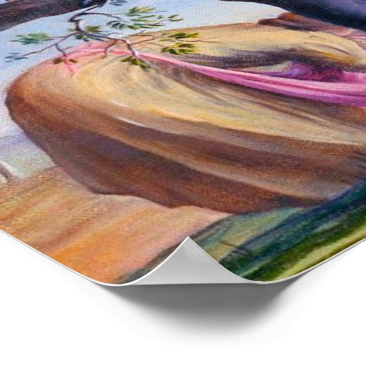 Herbst in Iowa Farm Life John O. Robert Sharp 1940 Poster (Ecke)