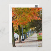 Herbst in Iowa Postkarte (Vorne/Hinten)