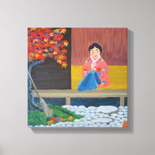 Herbst in Japan Leinwanddruck (Vorderseite)