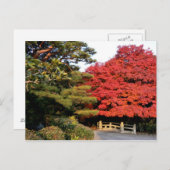 Herbst in Japan Postkarte (Vorne/Hinten)