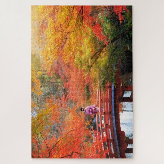 Herbst in Japan Puzzle (Vertikal)