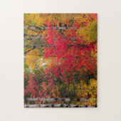 Herbst in Kanada. Puzzle (Vertikal)