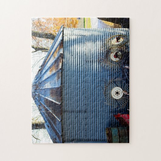 Herbst in Kansas. Puzzle (Vertikal)