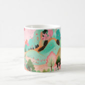 Herbst in Korea Kaffeetasse (Mittel)