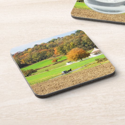 Herbst in Lancaster County, PA Untersetzer (Linke Seite)