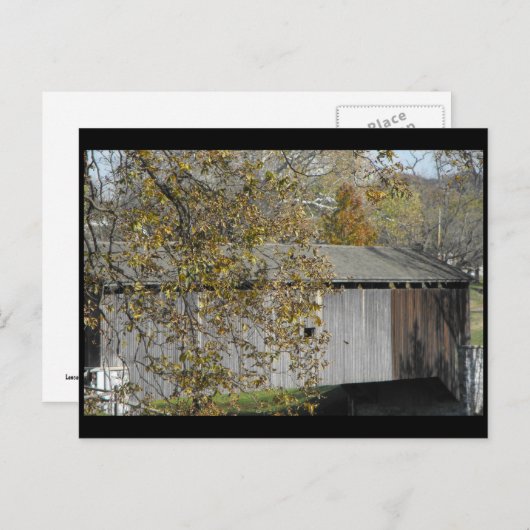 ~ Herbst in Lancaster Landkreis ~ 27 Postkarte (Vorne/Hinten)