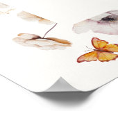 Herbst in Liebe Boho Brautparty Willkommen Poster (Ecke)