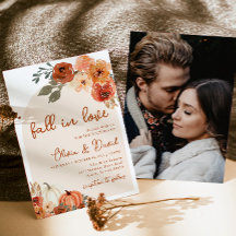 Herbst in Liebe Boho Floral Pumpkin Herbsthochzeit