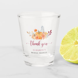 Herbst in Liebe Brautparty Herbst Elegantes Kürbis Schnapsglas