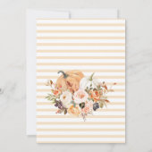 Herbst in Liebe Bridal Dusche Einladung, Pumpkin Einladung (Rückseite)