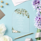 Herbst in Liebe Greenery Pumpkin Wedding Acryleinladungen (Insitu (Hochzeit))