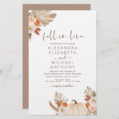 Herbst in Liebe Hochzeit Pampas Grotto (Vorne/Hinten)