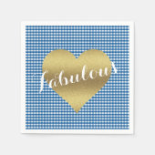 Herbst in Liebe Kitsch Country Wedding Party Serviette (Vorderseite)