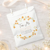 Herbst in Liebe Kürbis Aquarellenschnecke Geschenktütchen (Ausgeschnitten)