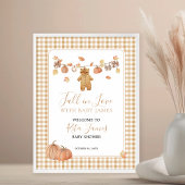 Herbst in Liebe Rustic Boho Fall Baby Dusche Willk Poster