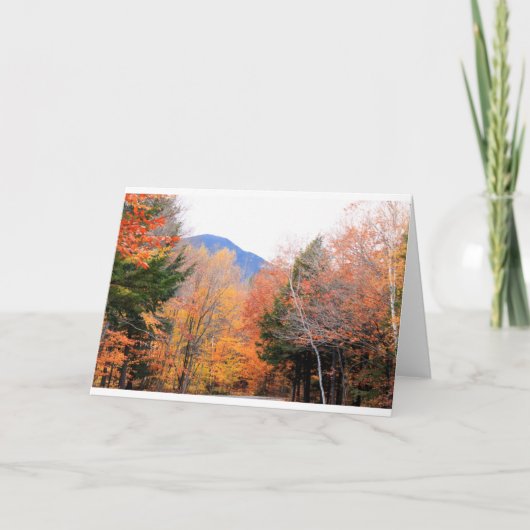 Herbst in Maine Karte (Vorderseite)