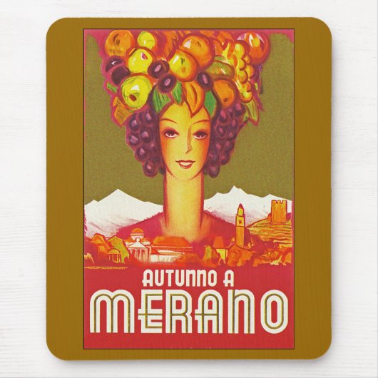 Herbst in Meran Mousepad (Vorne)