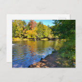 Herbst in Michigan Postkarte (Vorne/Hinten)