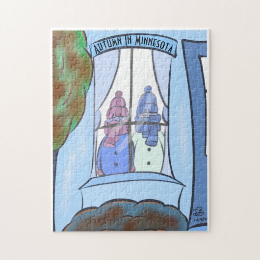 Herbst in Minnesota Jigsaw Puzzle (Vertikal)