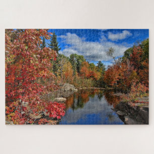 Herbst in New Brunswick Kanada Puzzle