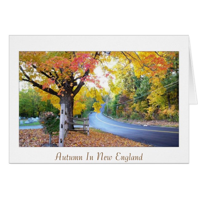 Herbst in New England (Vorderseite (Horizontal))