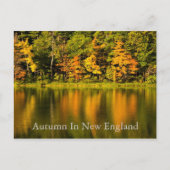 Herbst in New England Postkarte (Vorderseite)
