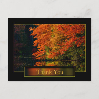 Herbst in New England Vielen Dank Postkarte