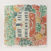 Herbst in New England Wasserfarbe Jigsaw Puzzle (Horizontal)