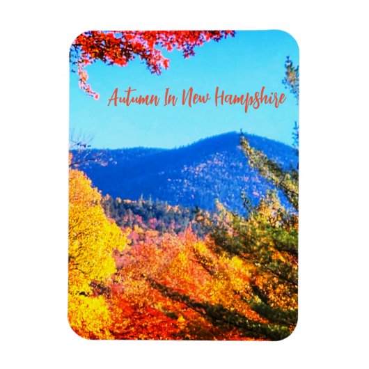 Herbst in New Hampshire Magnet (Vertikal)