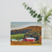 Herbst in New Hampshire Postkarte (Stehend Vorderseite)